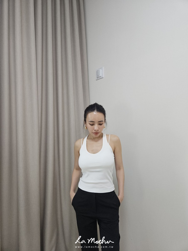 繞脖滾邊美背BRA背心